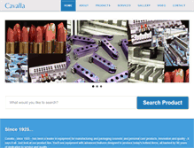 Tablet Screenshot of cavalla.com